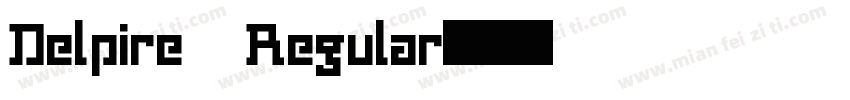 Delpire Regular字体转换
